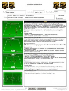 Attacking-Defending Session Plan
